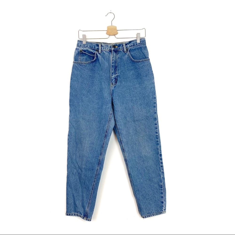 Vintage | Jordache‎ | High Rise Tapered Leg Mom Jeans 100% Cotton Size 14